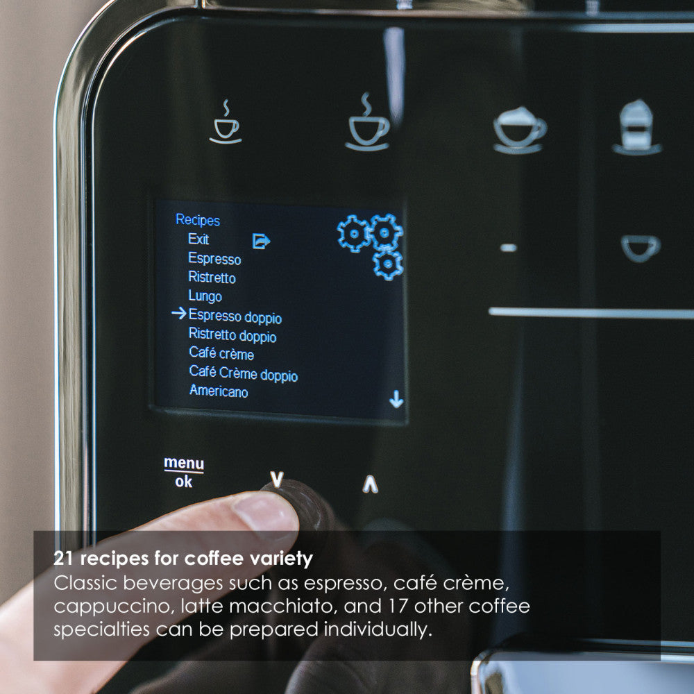 Melitta Barista T Smart® Bean to Cup Coffee Machine + 2x250g Bags Coffi Diolch